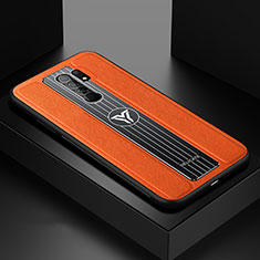 Funda Silicona Goma de Cuero Carcasa FL2 para Xiaomi Poco M2 Naranja