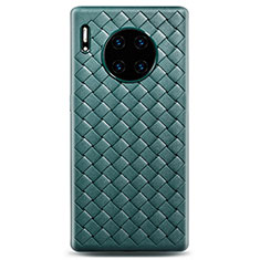 Funda Silicona Goma de Cuero Carcasa H01 para Huawei Mate 30 Pro 5G Verde