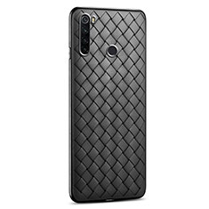 Funda Silicona Goma de Cuero Carcasa H02 para Xiaomi Redmi Note 8T Negro