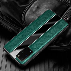 Funda Silicona Goma de Cuero Carcasa H03 para Samsung Galaxy S20 Plus Verde