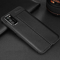 Funda Silicona Goma de Cuero Carcasa H05 para Huawei Honor View 30 Pro 5G Negro