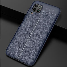 Funda Silicona Goma de Cuero Carcasa H06 para Huawei Nova 7i Azul