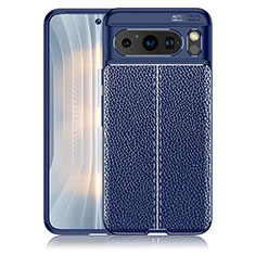 Funda Silicona Goma de Cuero Carcasa para Google Pixel 8 Pro 5G Azul