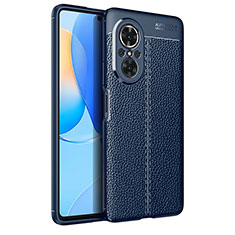 Funda Silicona Goma de Cuero Carcasa para Huawei Honor 50 SE 5G Azul