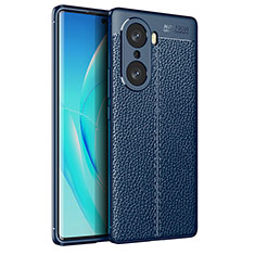 Funda Silicona Goma de Cuero Carcasa para Huawei Honor 60 5G Azul