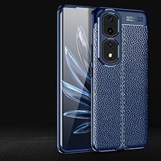 Funda Silicona Goma de Cuero Carcasa para Huawei Honor 90 Pro 5G Azul