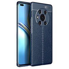 Funda Silicona Goma de Cuero Carcasa para Huawei Honor Magic3 5G Azul