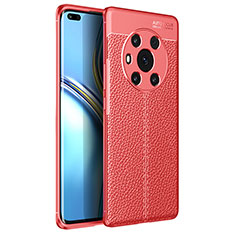 Funda Silicona Goma de Cuero Carcasa para Huawei Honor Magic3 5G Rojo