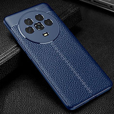 Funda Silicona Goma de Cuero Carcasa para Huawei Honor Magic4 5G Azul