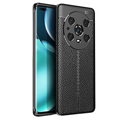 Funda Silicona Goma de Cuero Carcasa para Huawei Honor Magic4 Pro 5G Negro