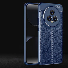 Funda Silicona Goma de Cuero Carcasa para Huawei Honor Magic5 5G Azul