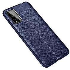 Funda Silicona Goma de Cuero Carcasa para Huawei Honor Play4T Pro Azul