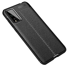 Funda Silicona Goma de Cuero Carcasa para Huawei Honor Play4T Pro Negro