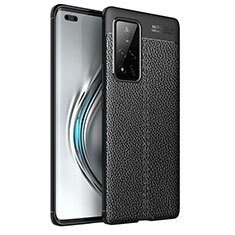 Funda Silicona Goma de Cuero Carcasa para Huawei Honor V40 5G Negro