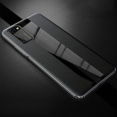 Funda Silicona Goma de Cuero Carcasa para Huawei Honor View 30 Pro 5G Negro