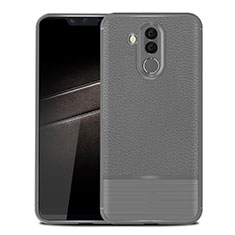 Funda Silicona Goma de Cuero Carcasa para Huawei Maimang 7 Gris