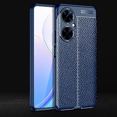 Funda Silicona Goma de Cuero Carcasa para Huawei Nova 11i Azul