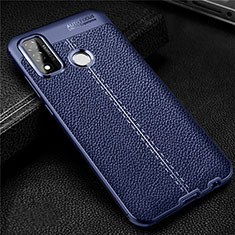 Funda Silicona Goma de Cuero Carcasa para Huawei Nova Lite 3 Plus Azul