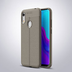 Funda Silicona Goma de Cuero Carcasa para Huawei Y6s Gris