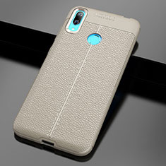 Funda Silicona Goma de Cuero Carcasa para Huawei Y7 Pro (2019) Oro