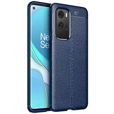 Funda Silicona Goma de Cuero Carcasa para OnePlus 9 Pro 5G Azul