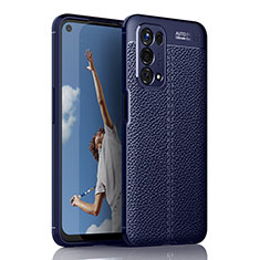 Funda Silicona Goma de Cuero Carcasa para OnePlus Nord N200 5G Azul