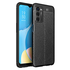 Funda Silicona Goma de Cuero Carcasa para Oppo A53s 5G Negro