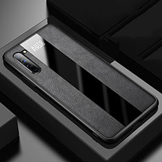 Funda Silicona Goma de Cuero Carcasa para Oppo Find X2 Lite Negro