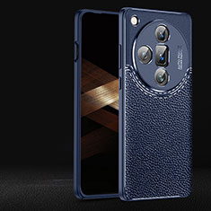 Funda Silicona Goma de Cuero Carcasa para Oppo Find X7 5G Azul