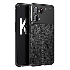 Funda Silicona Goma de Cuero Carcasa para Oppo K10 5G Negro