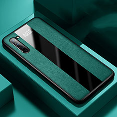 Funda Silicona Goma de Cuero Carcasa para Oppo Reno3 Verde