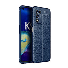 Funda Silicona Goma de Cuero Carcasa para Realme 9 SE 5G Azul