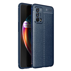 Funda Silicona Goma de Cuero Carcasa para Realme GT Master 5G Azul