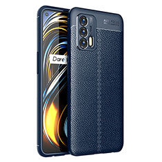 Funda Silicona Goma de Cuero Carcasa para Realme GT Neo 2T 5G Azul