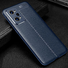 Funda Silicona Goma de Cuero Carcasa para Realme GT Neo 3T 5G Azul