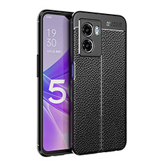 Funda Silicona Goma de Cuero Carcasa para Realme V23i 5G Negro