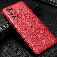 Funda Silicona Goma de Cuero Carcasa para Realme X7 Pro 5G Rojo