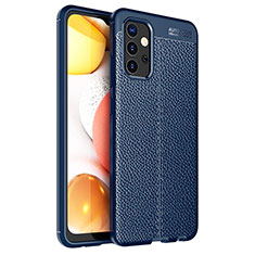 Funda Silicona Goma de Cuero Carcasa para Samsung Galaxy A32 4G Azul