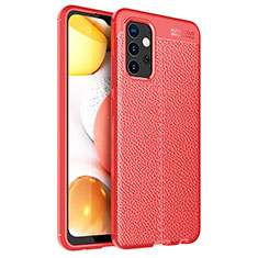 Funda Silicona Goma de Cuero Carcasa para Samsung Galaxy A32 5G Rojo