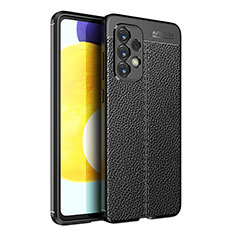 Funda Silicona Goma de Cuero Carcasa para Samsung Galaxy A33 5G Negro