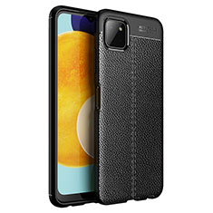 Funda Silicona Goma de Cuero Carcasa para Samsung Galaxy F42 5G Negro