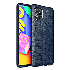 Funda Silicona Goma de Cuero Carcasa para Samsung Galaxy F62 5G Azul