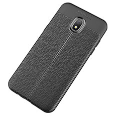 Funda Silicona Goma de Cuero Carcasa para Samsung Galaxy J7 (2018) J737 Negro