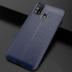 Funda Silicona Goma de Cuero Carcasa para Samsung Galaxy M31 Prime Edition Azul