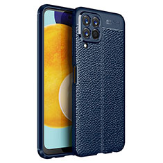 Funda Silicona Goma de Cuero Carcasa para Samsung Galaxy M33 5G Azul