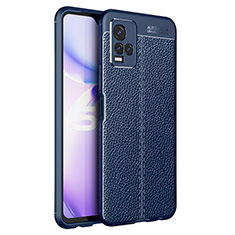 Funda Silicona Goma de Cuero Carcasa para Vivo Y32 4G Azul