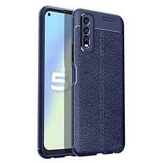 Funda Silicona Goma de Cuero Carcasa para Vivo Y50t Azul