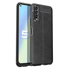 Funda Silicona Goma de Cuero Carcasa para Vivo Y50t Negro