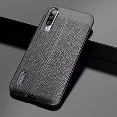 Funda Silicona Goma de Cuero Carcasa para Xiaomi CC9e Negro