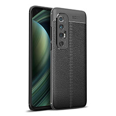 Funda Silicona Goma de Cuero Carcasa para Xiaomi Mi 10S 5G Negro